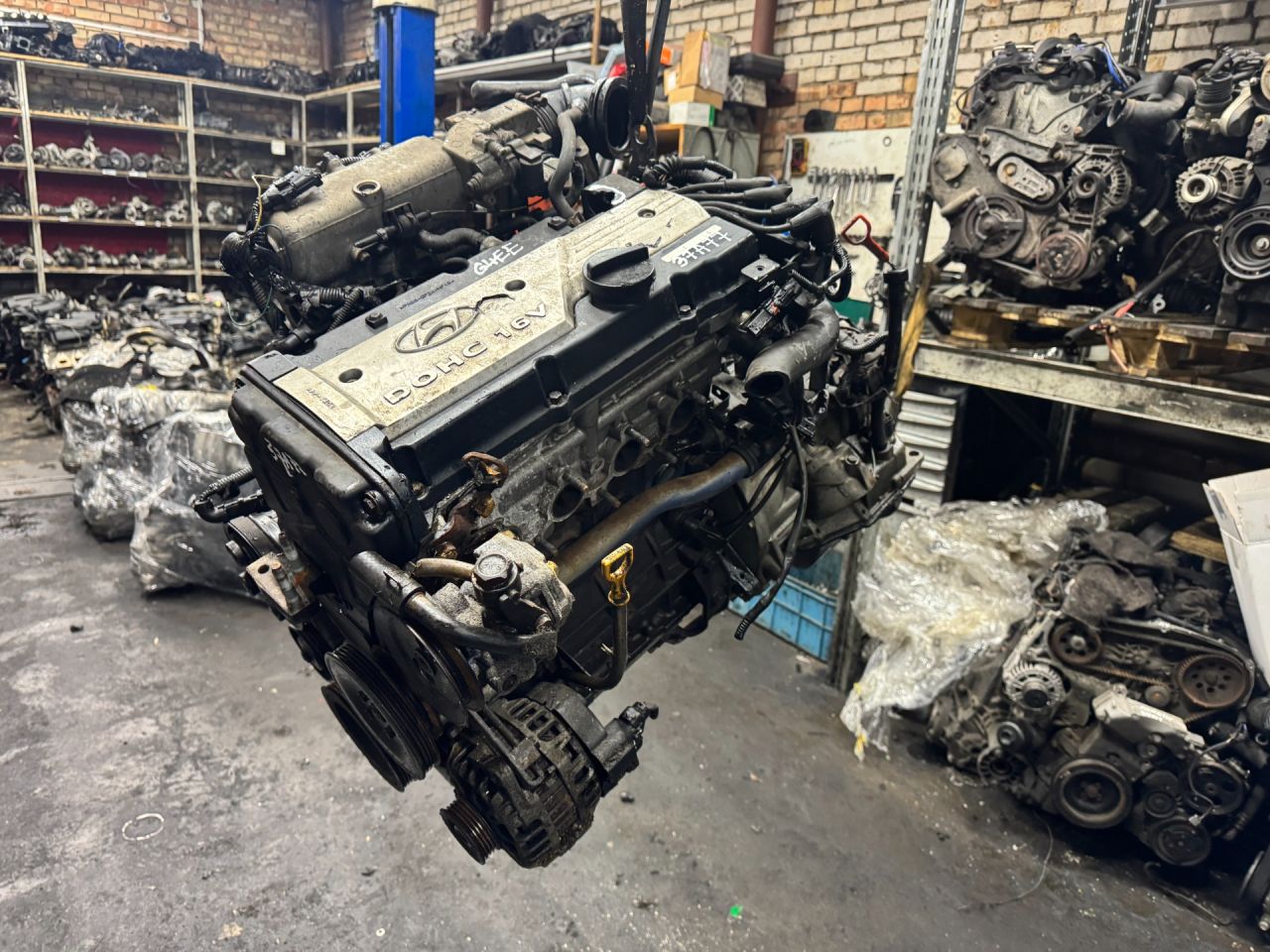 двигатель Kia Rio 2 поколение 2007, 1.4 л., i, G4EE, бензин, G4EE - фото №1