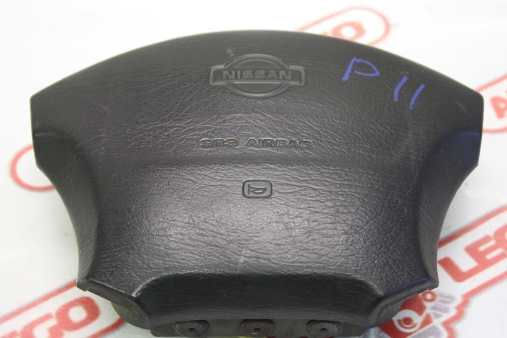 подушка безопасности водителя Nissan Primera P11 2000, 2.0 л., SR20DE, бензин, МКПП, серый, лифтбэк, передний привод, 985102F300 - фото №1