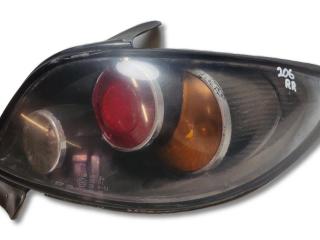 фонарь задний правый Peugeot 206 1 поколение 2A/C 2001, 1.6 л., NFU (TU5JP4), бензин, МКПП, голубой, хетчбэк 3 дв., передний привод