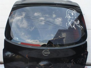 крышка багажника (дверь 3-5) Nissan March K12 AK11 2002, 1.2 л., CR12DE, бензин, АКПП, черный, хетчбэк 5 дв., передний привод, правый руль