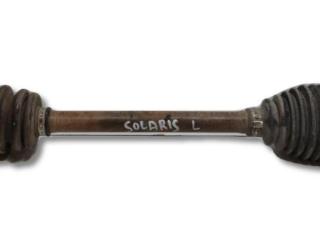 полуось передняя левая (приводной вал, ШРУС) Hyundai Solaris 1 поколение RB 2011, 1.4 л., G4FA, бензин, МКПП, серебристый, хетчбэк 5 дв., передний привод, 495001R000