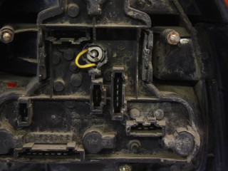 фонарь задний левый Volkswagen Golf 3 поколение 1995, 1Z, дизель, МКПП, черный, универсал, передний привод