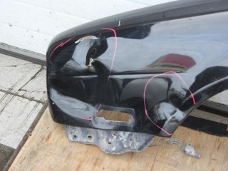 крыло переднее левое Nissan Cedric Y32 1991, 2.8 л., RD28, дизель, АКПП, черный, седан, задний привод, правый руль, 631010P030