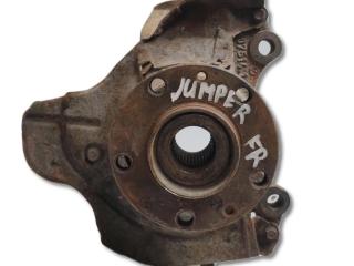 кулак поворотный правый Citroen Jumper 2 поколение L4H2 2010, 2.2 л., 4HU (P22DTE), дизель, МКПП, синий, фургон, передний привод