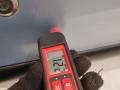дверь передняя правая Peugeot 206 1 поколение 2A/C 2001, 1.6 л., NFU (TU5JP4), бензин, МКПП, голубой, хетчбэк 3 дв., передний привод - фото №4