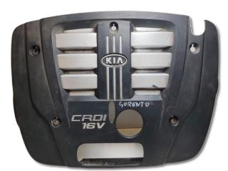 декоративная крышка двигателя Kia Sorento 1 поколение BL 2002, 2.5 л., D4CB, дизель, АКПП, серебристый, полный привод