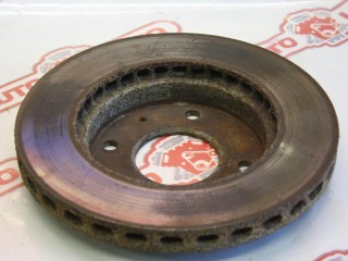 диск тормозной передний Mitsubishi Galant 7 поколение 1995, бензин, МКПП, серый, седан, передний привод, MR510742