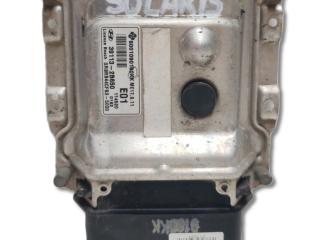 блок управления двигателем Hyundai Solaris 1 поколение RB 2011, 1.4 л., G4FA, бензин, МКПП, серебристый, хетчбэк 5 дв., передний привод, 39113-2B650