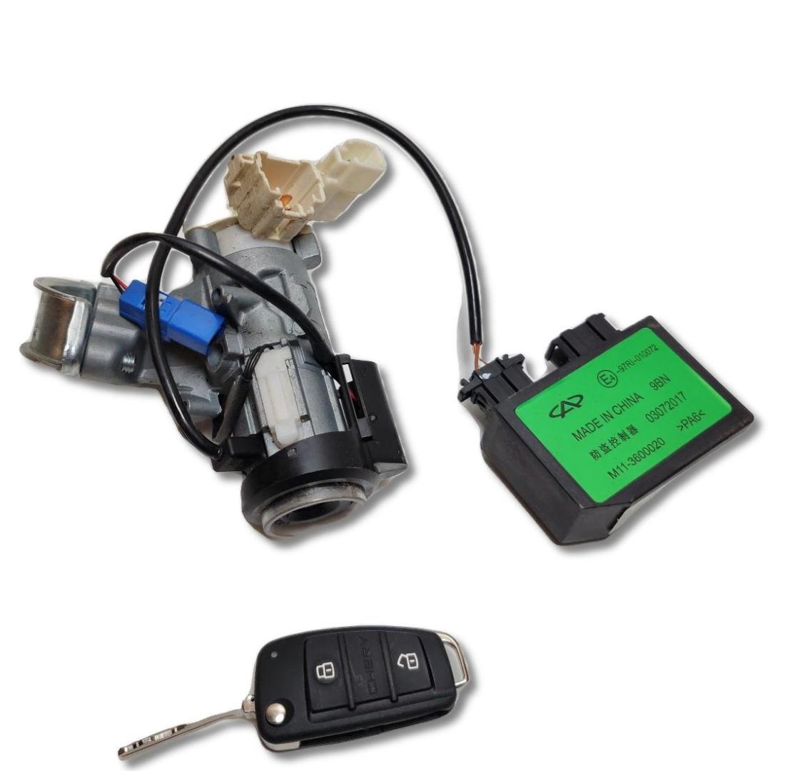 замок зажигания Chery Tiggo 3 1 поколение 2017, 1.6 л., SQRE4G16, бензин, вариатор, белый, передний привод, M11-3600020, A21-3704010CA - фото №1