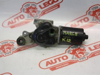 моторчик передних стеклоочистителей (дворников) Nissan March K12 AK11 2002, 1.2 л., CR12DE, бензин, АКПП, черный, хетчбэк 5 дв., передний привод, правый руль, 28810AX000