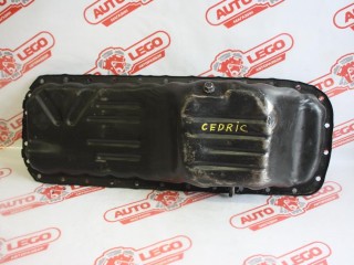 масляный поддон Nissan Cedric Y32 1991, 2.8 л., RD28, дизель, АКПП, черный, седан, задний привод, правый руль, 11110-97L00