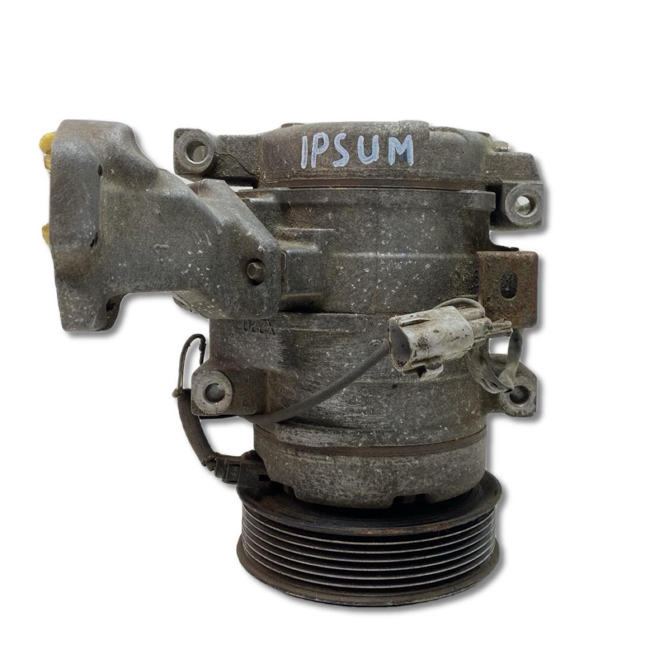 компрессор кондиционера Toyota Ipsum 2 поколение ACM21W 2002, 2.4 л., MPI, 2AZ-FE, бензин, АКПП, черный, универсал, передний привод, правый руль, 447220-4213 - фото №1