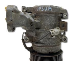 компрессор кондиционера Toyota Ipsum 2 поколение ACM21W 2002, 2.4 л., MPI, 2AZ-FE, бензин, АКПП, черный, универсал, передний привод, правый руль, 447220-4213