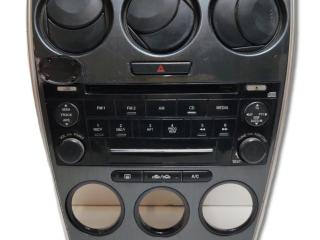 панель управления магнитолой Mazda 6 1 поколение [рестайлинг] GG 2006, 1.8 л., L8-DE, бензин, МКПП, синий, седан, передний привод, CQ-MM45701A, GJ6AG1215