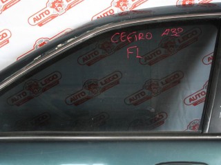 стекло двери передней левой Nissan Cefiro A32 [рестайлинг] 1997, VQ20DE, бензин, АКПП, зеленый, седан, передний привод, правый руль