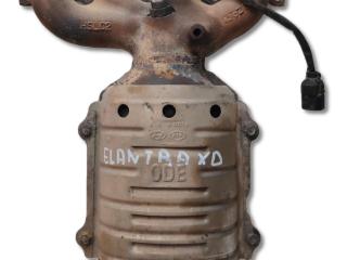 коллектор выпускной Hyundai Elantra 3 поколение [рестайлинг] XD 2003, 1.6 л., G4ED, бензин, МКПП, седан