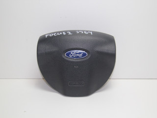подушка безопасности водителя Ford Focus 2 поколение BK 2006, 1.8 л., QQDB, бензин, МКПП, черный, седан, передний привод, 4M51A042B85DE