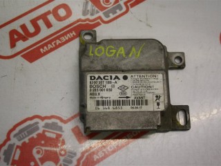 блок AirBag Renault Logan 1 поколение L8 2008, 1.6 л., K7MF710 , бензин, МКПП, серый, седан, передний привод, 0285001650