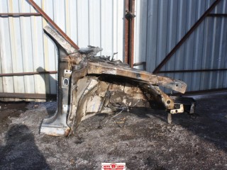 четверть передняя правая Skoda Octavia 1 поколение (A4) [рестайлинг] 1U2 2007, 1.6 л., AKL, бензин, МКПП, черный, седан, передний привод