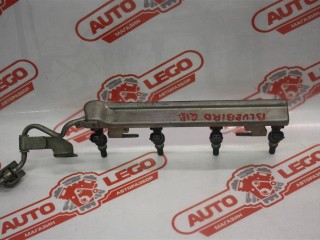 Рейка топливная (рампа) с форсунками Nissan Sylphy G11 (2005 - 2012), 1.5 л., HR15DE, бензин