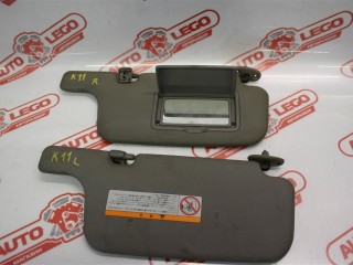 козырек солнцезащитный Nissan March K11 1997, 1.0 л., CG10DE, бензин, АКПП, белый, купе, передний привод, правый руль