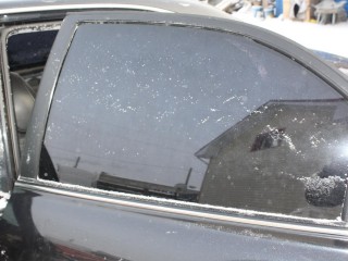 стекло двери задней левой Hyundai Sonata 4 поколение [рестайлинг] EF 2004, 2.0 л., G4JP, бензин, МКПП, бежевый, седан, передний привод, 8341038020