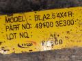 карданный вал Kia Sorento 1 поколение BL 2002, 2.5 л., D4CB, дизель, АКПП, серебристый, полный привод, 49003E300, 491003E300 - фото №4