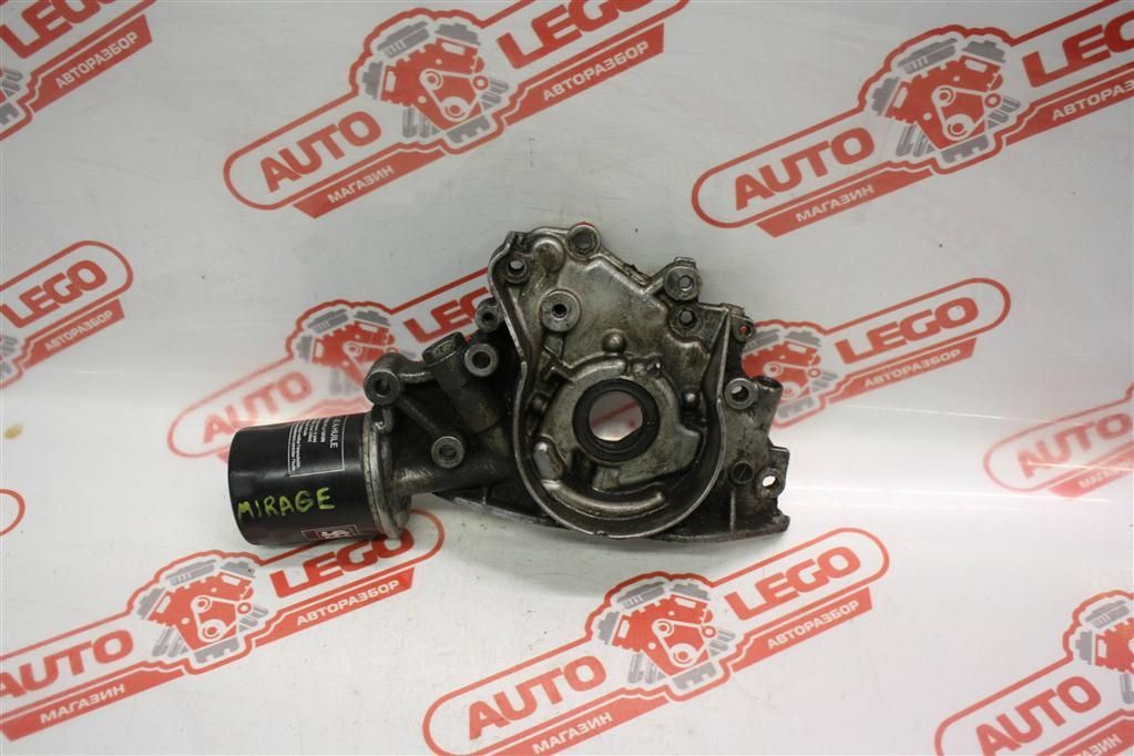 насос масляный Mitsubishi Mirage 5 поколение C12A 1995, 1.3 л., 4G13 (12V), бензин, АКПП, серый, купе, передний привод, правый руль - фото №1