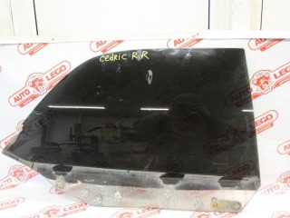 стекло двери задней правой Nissan Cedric Y32 1991, 2.8 л., RD28, дизель, АКПП, черный, седан, задний привод, правый руль