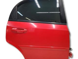 дверь задняя правая Chevrolet Lacetti 1 поколение J200 2007, 1.4 л., F14D3, бензин, МКПП, красный, хетчбэк 5 дв., передний привод