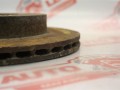 диск тормозной передний Nissan Primera P10 1992, SR20DE, МКПП, серый, хетчбэк 5 дв., передний привод - фото №3