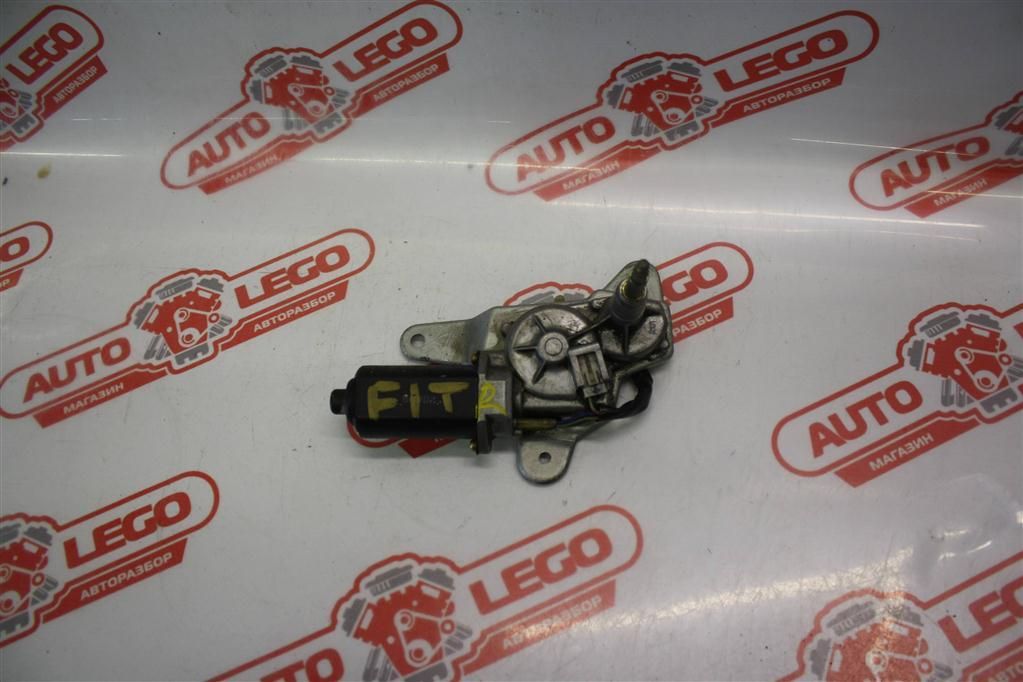 моторчик заднего стеклоочистителя (дворника) Honda Fit 1 поколение GD1 2004, 1.3 л., L13A, бензин, вариатор, серый, хетчбэк 5 дв., передний привод, правый руль - фото №1