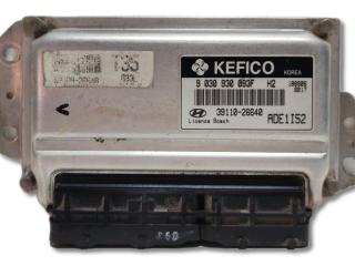 блок управления двигателем Hyundai Accent 2 поколение (LC) 2008, 1.5 л., бензин, МКПП, черный, седан, передний привод, 39110-26640