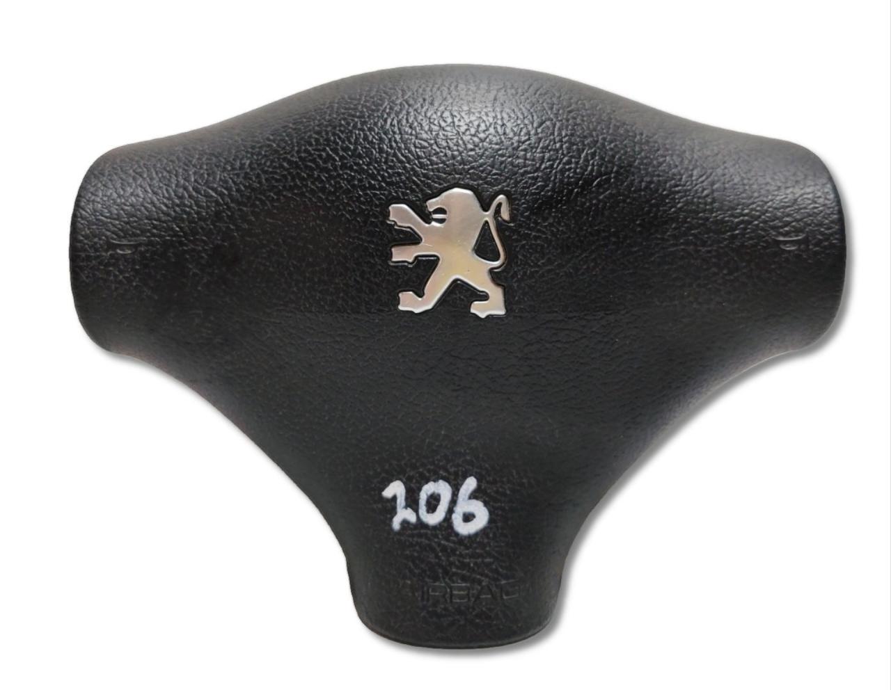 подушка безопасности водителя Peugeot 206 1 поколение 2A/C 2001, 1.6 л., NFU (TU5JP4), бензин, МКПП, голубой, хетчбэк 3 дв., передний привод, 96425026ZR - фото №1