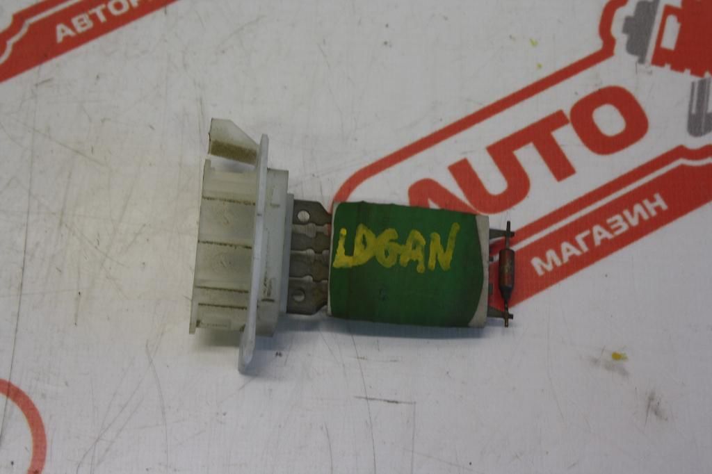 сопротивление печки Renault Logan 1 поколение L8 2008, 1.4 л., K7JA710, бензин, МКПП, светло-зеленый, седан, передний привод, 6001547488 - фото №1