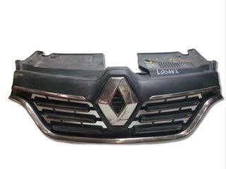решетка радиатора Renault Logan 2 поколение [рестайлинг] L8 2019, 1.6 л., K7M 812, бензин, МКПП, белый, седан, передний привод, 623105887R