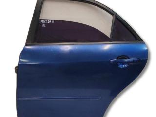 дверь задняя левая Mazda 6 1 поколение [рестайлинг] GG 2006, 1.8 л., L8-DE, бензин, МКПП, синий, седан, передний привод