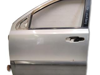 дверь передняя левая Kia Sorento 1 поколение BL 2002, 2.5 л., D4CB, дизель, АКПП, серебристый, полный привод