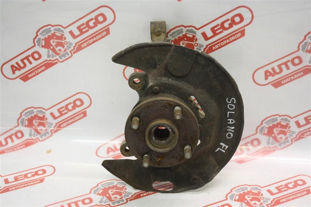 кулак поворотный левый Lifan Solano 1 поколение 620 2013, 1.6 л., LF481Q3, бензин, МКПП, черный, седан, передний привод, B2304111 - фото №1