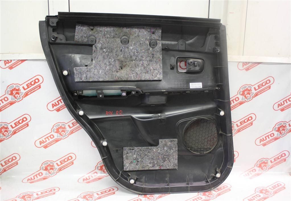 обшивка двери задняя правая Mitsubishi ASX 1 поколение GA1W 2012, 1.8 л., 4B10, бензин, вариатор, черный, внедорожник 5 дв., передний привод, 7222A620XE - фото №1