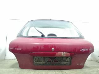 крышка багажника (дверь 3-5) Hyundai Accent 1 поколение [рестайлинг] 1998, 1.3 л., i, бензин, АКПП, бордовый, хетчбэк 5 дв., передний привод, 7370022332