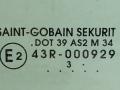 стекло кузовное боковое левое Citroen C8 1 поколение (2002 - 2008), HDi, дизель, серый - фото №2