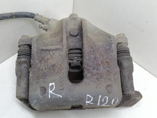 суппорт передний правый Renault Laguna 1 поколение [рестайлинг] 2000, 1.9 л., DCi, F9Q 718, дизель, 5МКПП, голубой, хетчбэк 5 дв., передний привод, LUCAS, 32323786