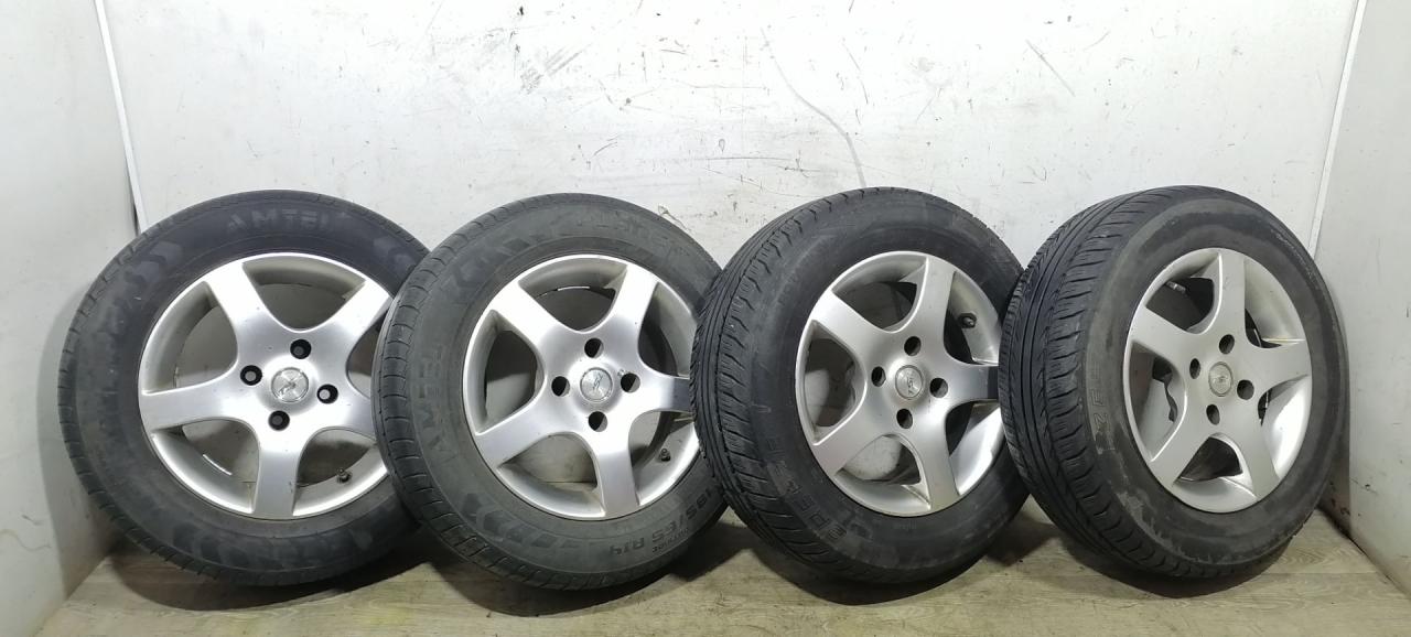 диск литой Citroen Xantia 1 поколение 1997, 1.9 л., D, дизель, 5МКПП, тёмно-серый металлик, хетчбэк 5 дв., передний привод - фото №1