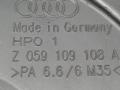 защита (кожух) ремня ГРМ Audi A4 B6 2005, 2.5 л., дизель, E059109124H, Z059109108A - фото №3