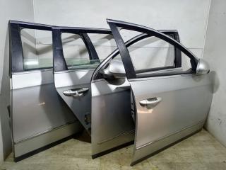 дверь задняя левая Volkswagen Passat B6 2008, 2.0 л., TDi, CBAB, дизель, 6МКПП, серебристый, универсал, 3C9833055D
