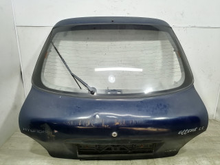крышка багажника (дверь 3-5) Hyundai Accent 1 поколение (X3) [рестайлинг] 1997, 1.3 л., i, бензин, 5МКПП, синий, хетчбэк 3 дв., передний привод, 7370022331
