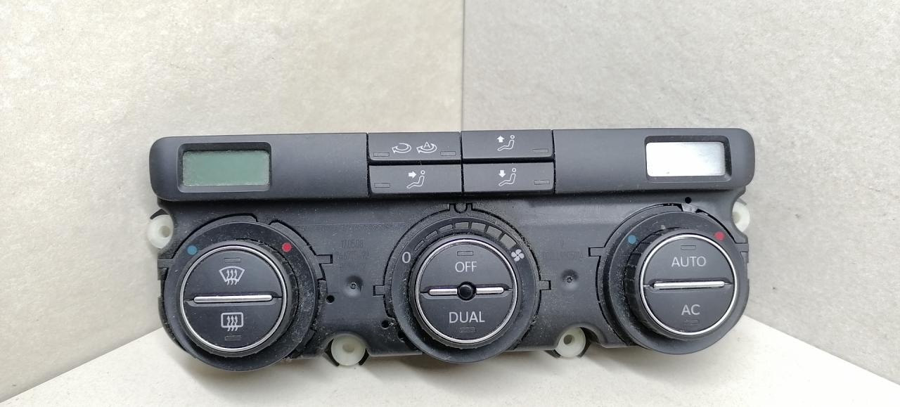 блок управления печки / климат-контроля Volkswagen Passat B6 2008, 2.0 л., TDi, CBAB, дизель, 6МКПП, серебристый, универсал, 3C0907044CR - фото №1