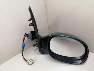 зеркало наружное правое Peugeot 206 1 поколение 2002, 1.4 л., i, KFV (TU3JP), бензин, 5МКПП, зелёный, хетчбэк 5 дв., передний привод, 8149KN