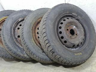 диск штампованный Daewoo Lanos T100 1998, 1.3 л., MPI, A13SMS, бензин, 5МКПП, зелёный, хетчбэк 3 дв., передний привод